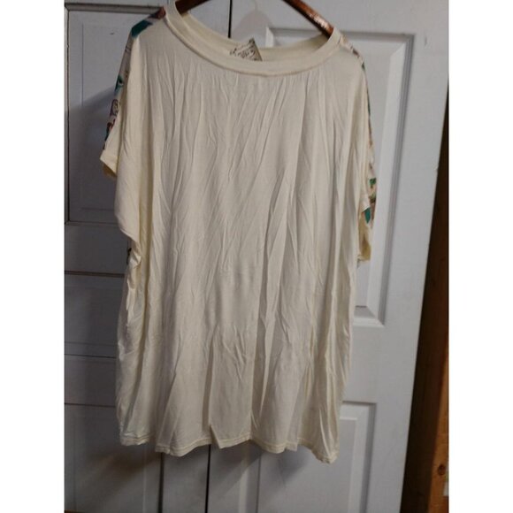 Easel Los Angeles Owl Print Oversized Top M - Picture 2 of 8